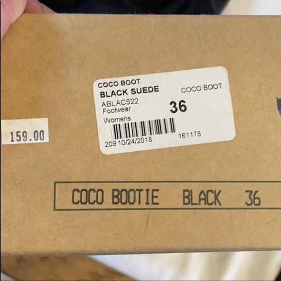 ALL BLACK COCO BOOTIES.  NEW - Picture 6 of 7